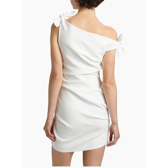 Elliatt Kimberly Off-the-Shoulder Minidress White Bridal Shower 👗 size L NWT - Picture 3 of 7